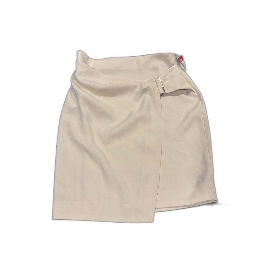 Babaton Skirt Womens Size 8 Bone Francissco Beige Knee Length NEW